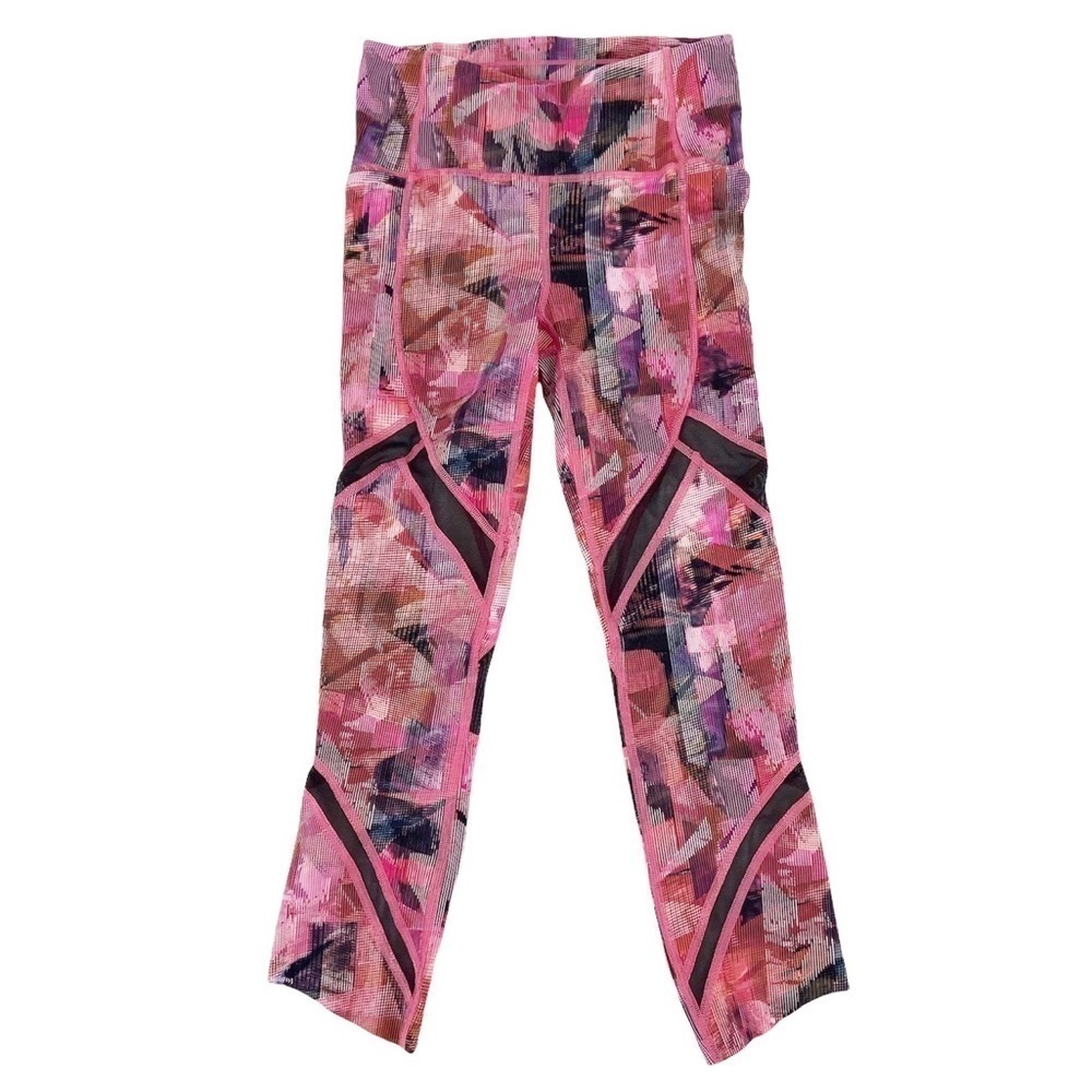 Lululemon On Pace Crop Sun Dazed Multi Pink 2 - Picture 4 of 7